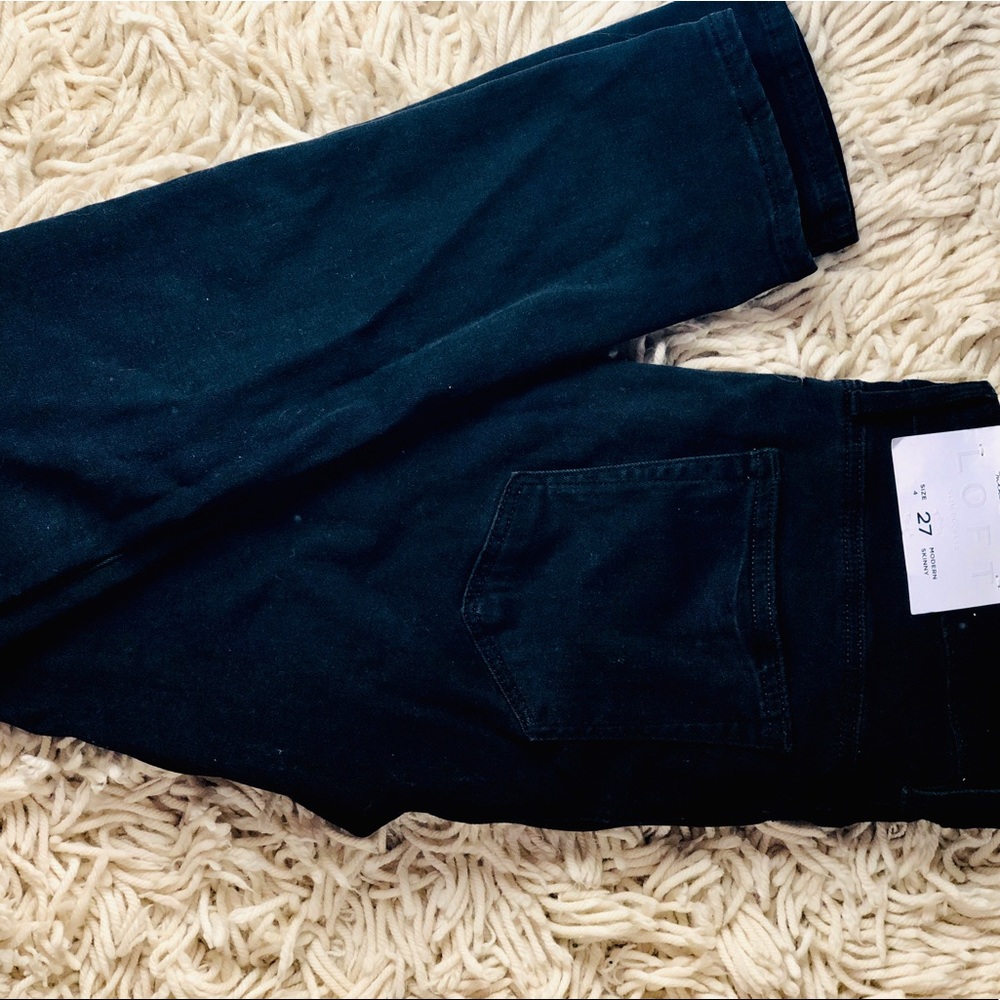 Black “Modern Skinny” Jeans from LOFT